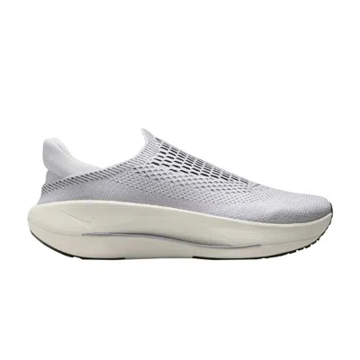 Pre-owned Nike Wmns Reina Easyon Premium 'summit White Metallic Silver' In Grey