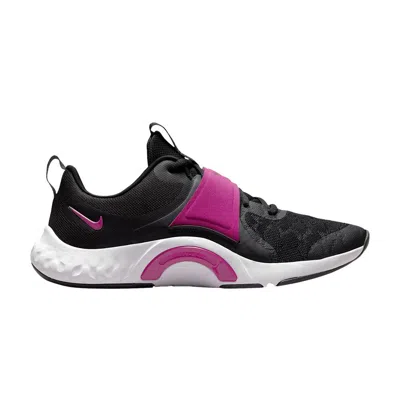 Pre-owned Nike Wmns Renew In-season Tr 12 'black Active Pink'