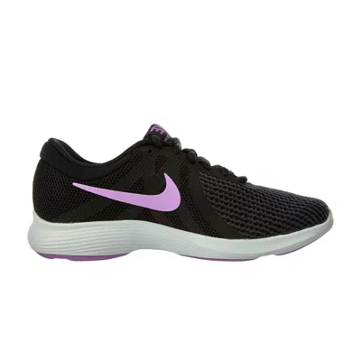 Pre-owned Nike Wmns Revolution 4 'fuchsia Glow' In Black