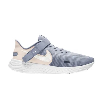 Pre-owned Nike Wmns Revolution 5 Flyease 'indigo Guava Ice' In Grey