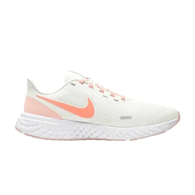 Pre-owned Nike Wmns Revolution 5 'white Orange Pearl'