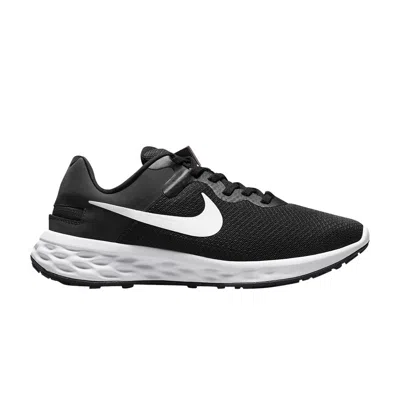 Pre-owned Nike Wmns Revolution 6 Flyease Next Nature 'black White'