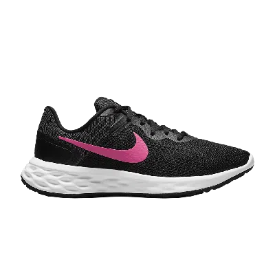 Pre-owned Nike Wmns Revolution 6 Next Nature 'black Hyper Pink'