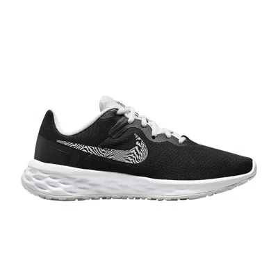 Pre-owned Nike Wmns Revolution 6 Next Nature Premium 'black Zebra'