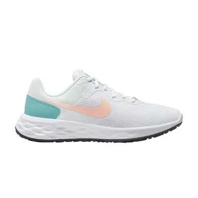 Pre-owned Nike Wmns Revolution 6 'white Washed Teal'