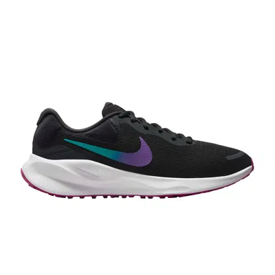 Pre-owned Nike Wmns Revolution 7 'dark Smoke Grey Dusty Cactus' In Black