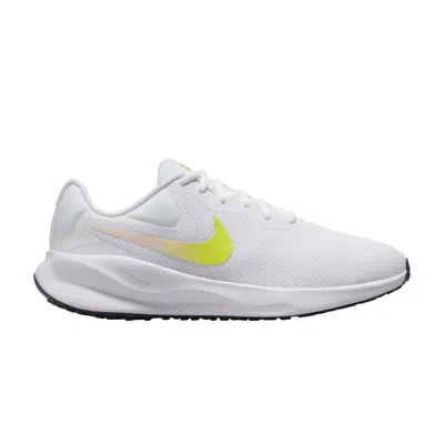 Pre-owned Nike Wmns Revolution 7 Wide 'white Cyber Crimson Tint'