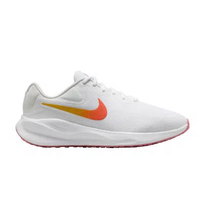 Pre-owned Nike Wmns Revolution 7 Wide 'white Magic Ember' | Women's Size 8.5
