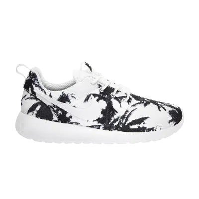 Pre-owned Nike Wmns Roshe Run 'palm Trees' In White