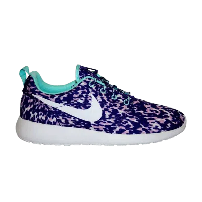 Pre-owned Nike Wmns Roshe Run Print 'magenta Court Purple' In Pink
