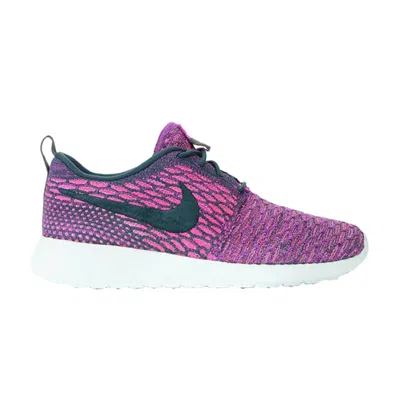 Pre-owned Nike Wmns Rosherun Flyknit 'vivid Purple'