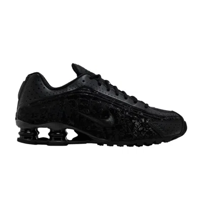 Pre-owned Nike Wmns Shox R4 'black Floral' | Women's Size 9.5