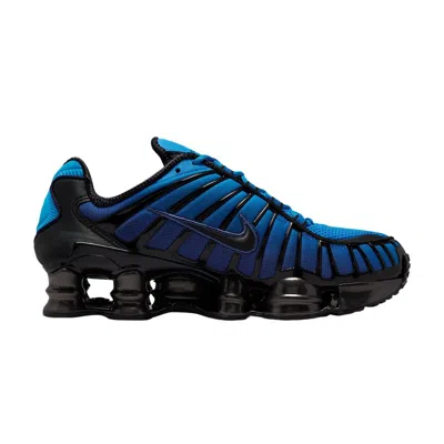 Pre-owned Nike Wmns Shox Tl Fade 'blue Hero Metallic Black' | Women's Size 10