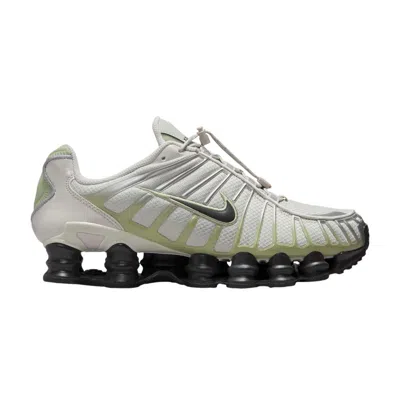Pre-owned Nike Wmns Shox Tl 'light Bone Olive Aura' | Cream | Women's Size 10 In White