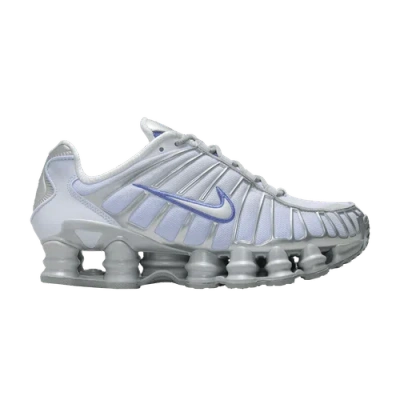 Pre-owned Nike Wmns Shox Tl 'metallic Platinum Blue Tint' Fq2775-001 In White