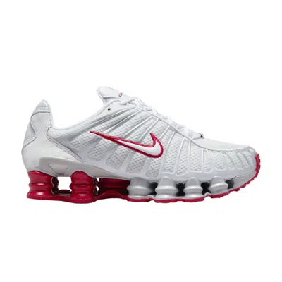 Pre-owned Nike Wmns Shox Tl 'platinum Tint Gym Red' In White