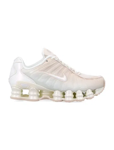 Nike Shox Tl Pearlised Sneakers In Neutral