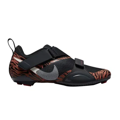 Pre-owned Nike Wmns Superrep Cycle 'tiger' In Black