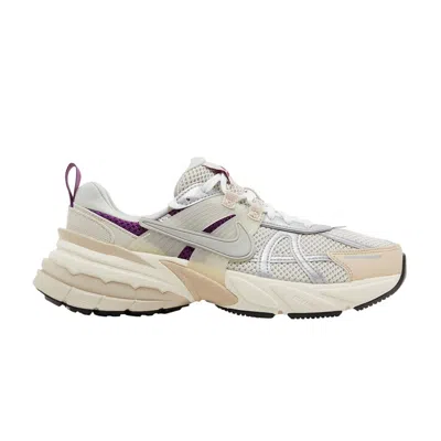 Pre-owned Nike Wmns V2k Run Premium 'light Bone Viotech' In Cream