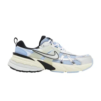 Pre-owned Nike Wmns V2k Run 'psychic Blue Metallic Silver'