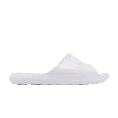 Pre-owned Nike Wmns Victori One Shower Slide 'triple White'