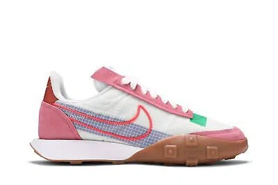 Pre-owned Nike Wmns Waffle Racer 2x 'desert Berry Crimson' Ck6647-600 In White