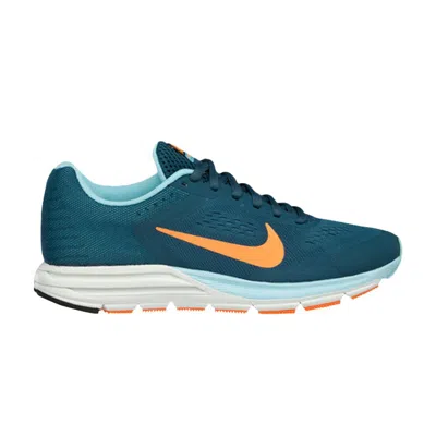 Pre-owned Nike Wmns Zoom Structure+ 17 'night Atomic Orange' | Green | Women's Size 7