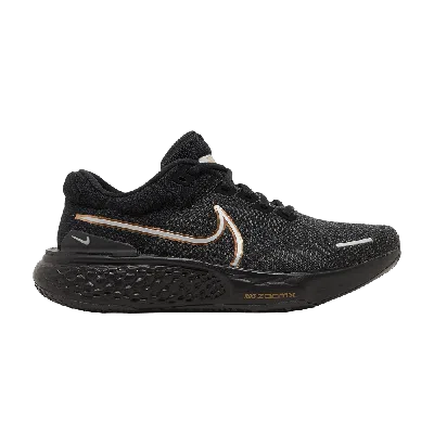 Pre-owned Nike Wmns Zoomx Invincible Run Flyknit 2 'black Metallic Copper'