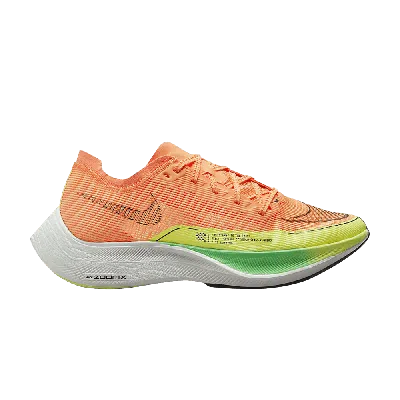 Pre-owned Nike Wmns Zoomx Vaporfly Next% 2 'peach Cream Green Shock' In Orange