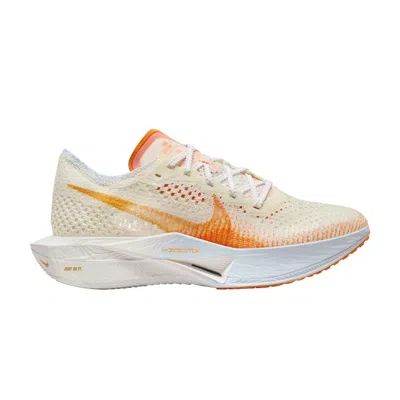 Pre-owned Nike Wmns Zoomx Vaporfly Next% 3 'bright Mandarin' In Cream