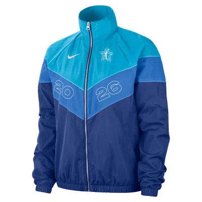 Nike Wnba All-star Weekend  Women's Windrunner Game Jacket In Blue