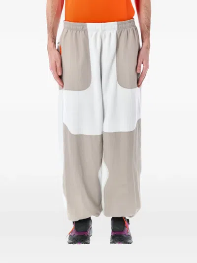 Nike Wolf Tree Colourblock Track Pants In Neutral