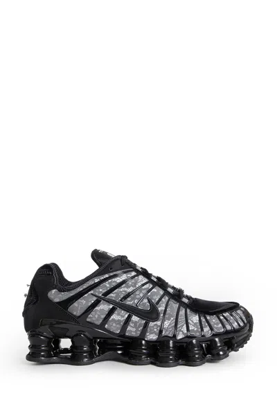 Nike Woman Black&white Sneakers In Burgundy