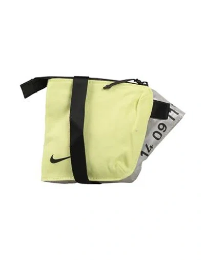 Nike Woman Cross-body Bag Yellow Size - Cotton, Polyester