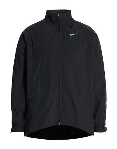 Nike Woman Jacket Black Size L Polyamide