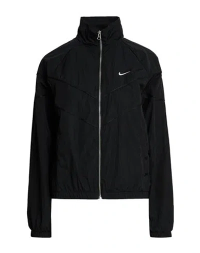 Nike Woman Jacket Black Size S Nylon