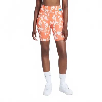 Nike Woman's Luxe Icon Clash Bike Shorts In Orange