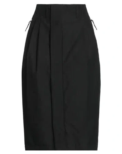 Nike Woman Midi Skirt Black Size Xxs Polyester