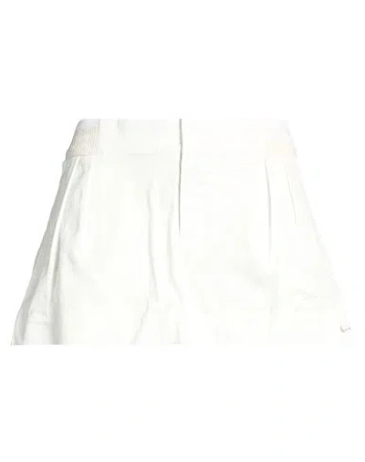 Nike Woman Mini Skirt White Size L Cotton