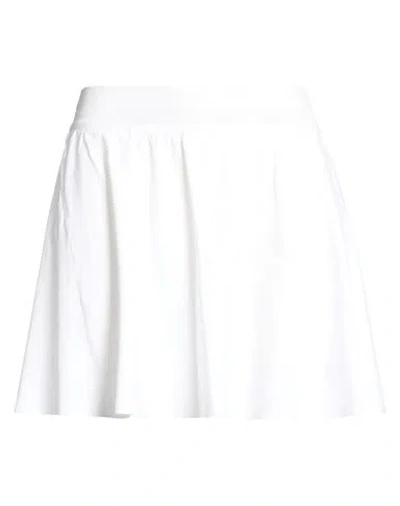 Nike Woman Mini Skirt White Size S Polyester