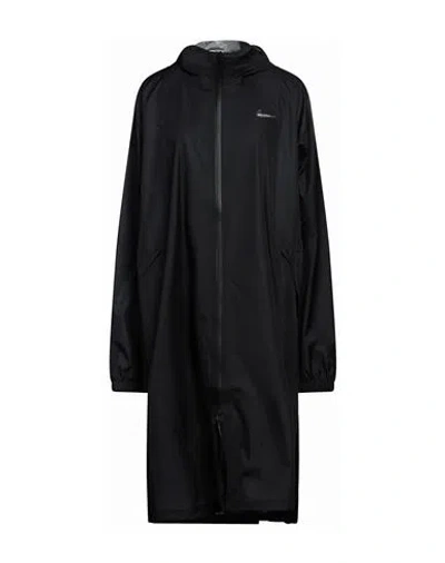 Nike Woman Overcoat & Trench Coat Black Size L Nylon