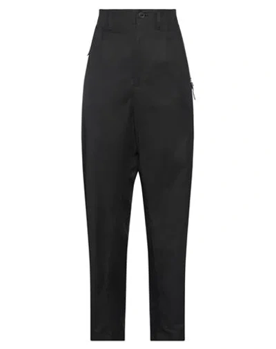 NIKE NIKE WOMAN PANTS BLACK SIZE XL COTTON, SILK, ELASTANE