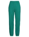 Nike Woman Pants Emerald Green Size Xl Cotton, Polyester
