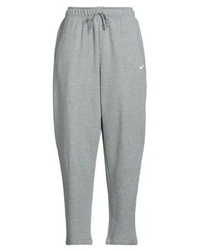 Nike Woman Pants Light Grey Size Xs Cotton, Polyester