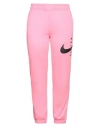 Nike Woman Pants Pink Size L Polyester, Cotton
