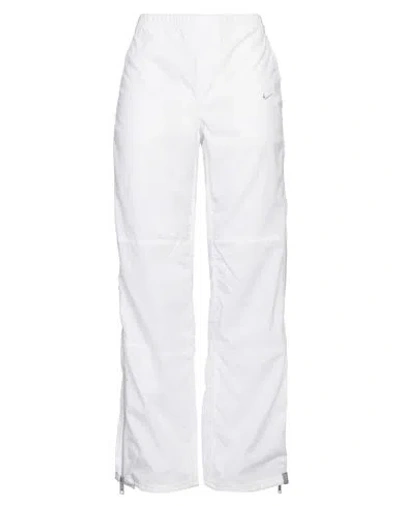 Nike Woman Pants White Size L Polyester