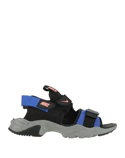 Nike Woman Sandals Bright Blue Size 8 Textile Fibers