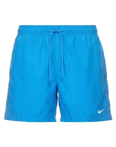 Nike Woman Shorts & Bermuda Shorts Azure Size Xl Polyester In Blue