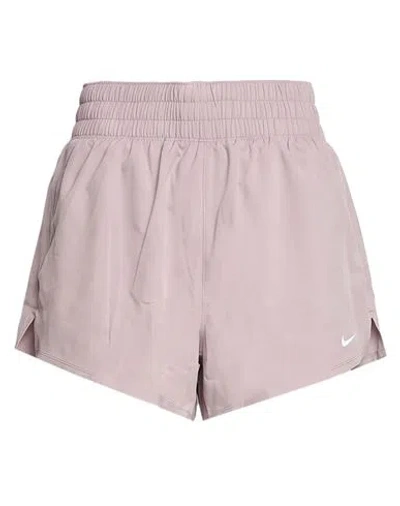 Nike Woman Shorts & Bermuda Shorts Grey Size Xl Polyester In Purple