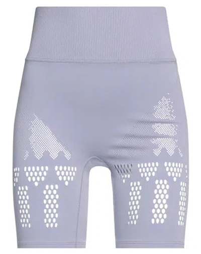 Nike Woman Shorts & Bermuda Shorts Lilac Size L Nylon, Polyester, Elastane In Purple